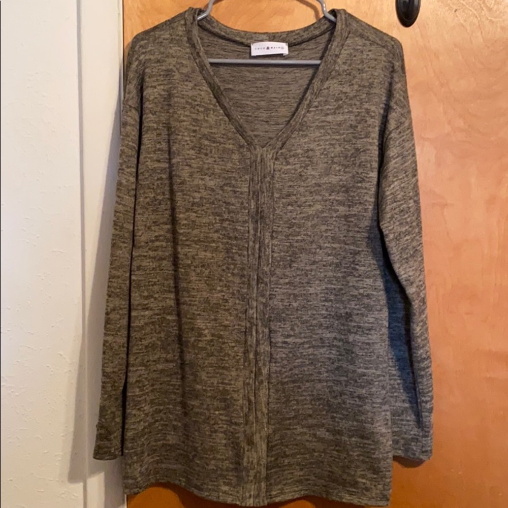 Olive green sweater